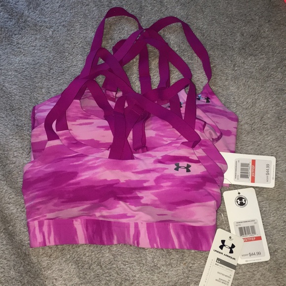 Under Armour Heat Gear Padded Sports Bras !! - Picture 1 of 6